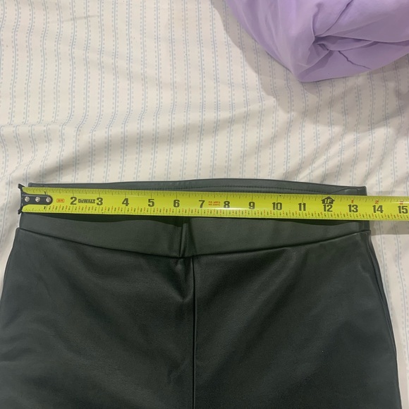 Bundle of Two black faux leather leggings - Picture 12 of 14